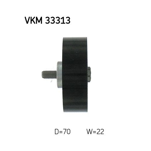 Umlenk-/F&uuml;hrungsrolle, Keilrippenriemen SKF VKM 33313 f&uuml;r CITRO&Euml;N FIAT PEUGEOT