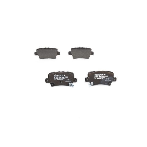 Bremsbelagsatz, Scheibenbremse BOSCH 0 986 494 642 f&uuml;r HONDA, Hinterachse