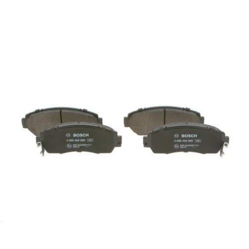 Bremsbelagsatz, Scheibenbremse BOSCH 0 986 494 685 f&uuml;r HONDA, Vorderachse