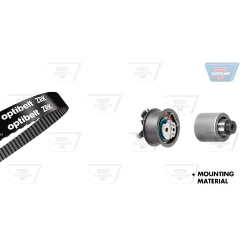 Zahnriemensatz OPTIBELT KT 1237 Optibelt-ZRK KIT f&uuml;r AUDI SEAT SKODA VW