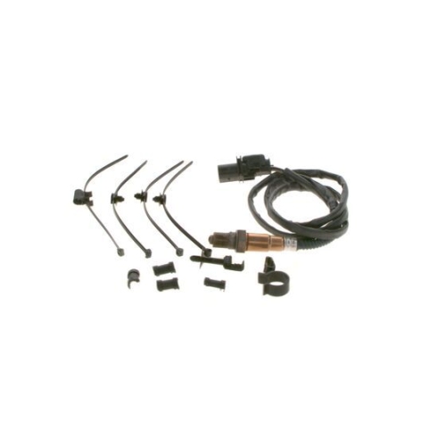 Lambdasonde BOSCH 0 258 017 180 f&uuml;r AUDI SEAT VW BENTLEY, hinten, links
