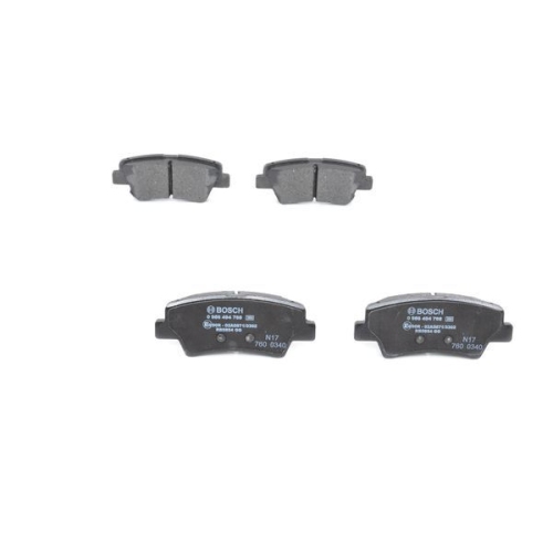 Bremsbelagsatz, Scheibenbremse BOSCH 0 986 494 768 f&uuml;r SSANGYONG HYUNDAI KIA