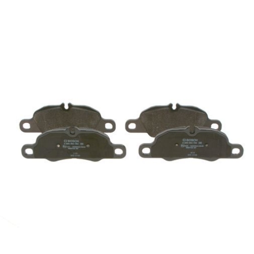Bremsbelagsatz, Scheibenbremse BOSCH 0 986 494 784 f&uuml;r PORSCHE, Vorderachse
