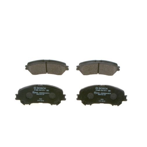 Bremsbelagsatz, Scheibenbremse BOSCH 0 986 424 011 f&uuml;r NISSAN RENAULT DACIA