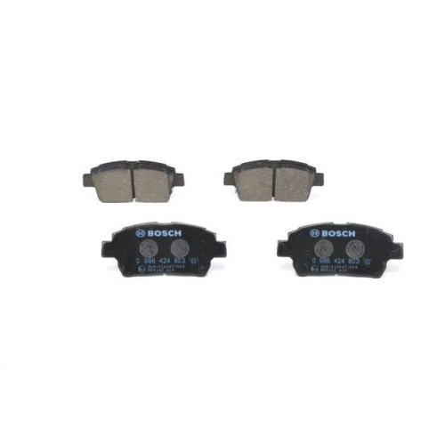 Bremsbelagsatz, Scheibenbremse BOSCH 0 986 424 803 f&uuml;r TOYOTA LEXUS, Vorderachse
