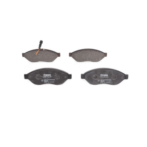Bremsbelagsatz, Scheibenbremse BOSCH 0 986 494 581 f&uuml;r ALFA ROMEO CITRO&Euml;N FIAT