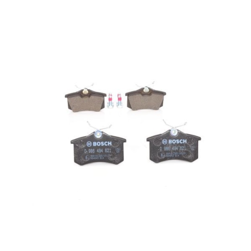 Bremsbelagsatz, Scheibenbremse BOSCH 0 986 494 621 f&uuml;r AUDI CITRO&Euml;N FIAT FORD MG