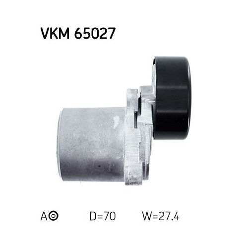 Spannrolle, Keilrippenriemen SKF VKM 65027 f&uuml;r HYUNDAI KIA, mitte