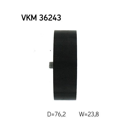 Umlenk-/F&uuml;hrungsrolle, Keilrippenriemen SKF VKM 36243 f&uuml;r FORD VOLVO LAND ROVER