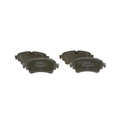 Bremsbelagsatz, Scheibenbremse BOSCH 0 986 494 833 f&uuml;r AUDI SEAT SKODA VW