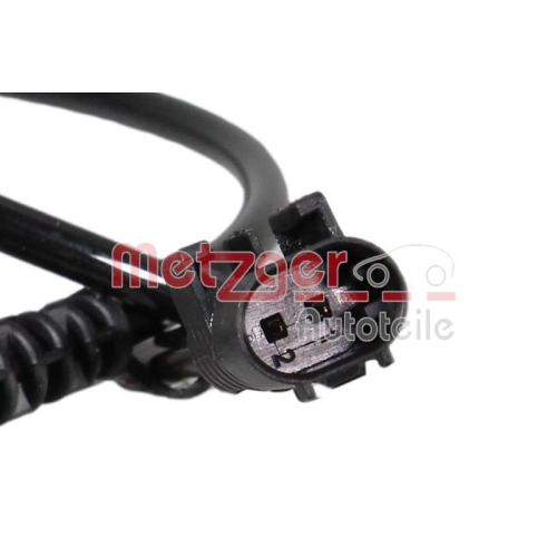 Sensor, Raddrehzahl METZGER 0900193 f&uuml;r MERCEDES-BENZ VW, Vorderachse beidseitig
