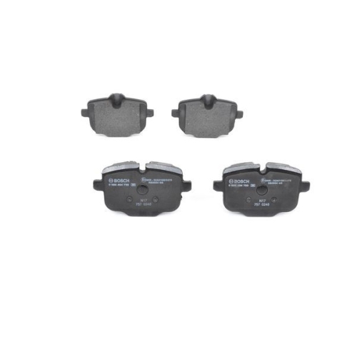 Bremsbelagsatz, Scheibenbremse BOSCH 0 986 494 759 f&uuml;r BMW, Hinterachse