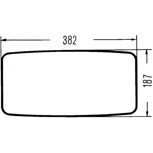 Au&szlig;enspiegel HELLA 8SB 003 290-001 f&uuml;r DAF IVECO MAN MERCEDES-BENZ MITSUBISHI