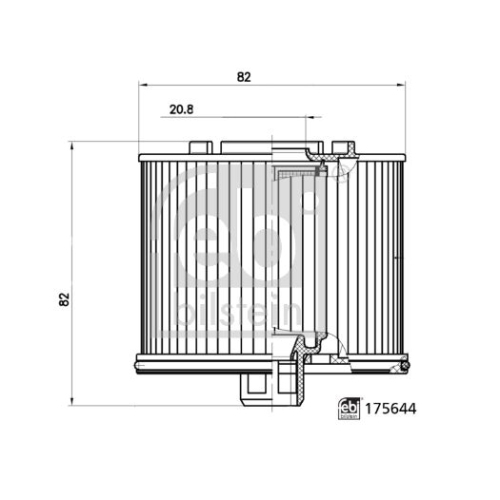 Kraftstofffilter FEBI BILSTEIN 175644 f&uuml;r CITRO&Euml;N OPEL PEUGEOT TOYOTA VAUXHALL