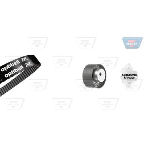 Wasserpumpe + Zahnriemensatz OPTIBELT KT 1253 W1 Optibelt-WAPU-KIT f&uuml;r