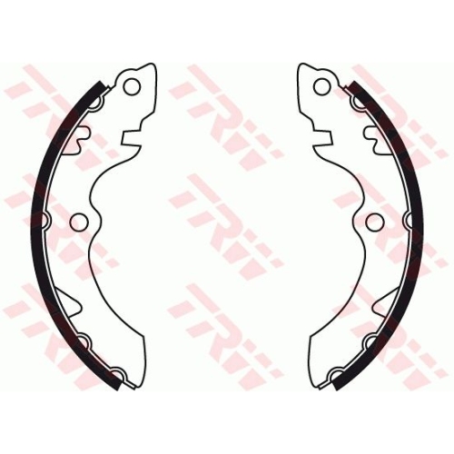 Bremsbackensatz, Feststellbremse TRW GS8735 f&uuml;r SUZUKI, Hinterachse