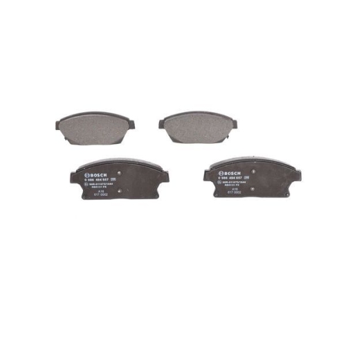 Bremsbelagsatz, Scheibenbremse BOSCH 0 986 494 657 f&uuml;r OPEL SAAB VAUXHALL HOLDEN