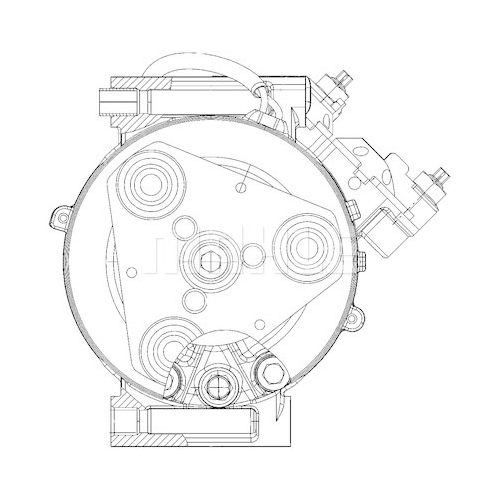 Kompressor, Klimaanlage MAHLE ACP 1364 000P PREMIUM LINE f&uuml;r FORD LAND ROVER