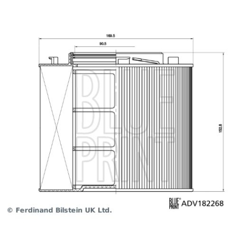 Blue Print 1x ADV182268BP Luftfilter