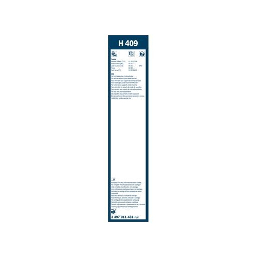 Bosch Wischblatt H409 3 397 011 431 Wischerblatt