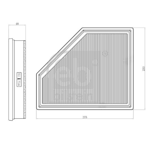 Febi Bilstein 173461 Luftfilter, 1 St&uuml;ck