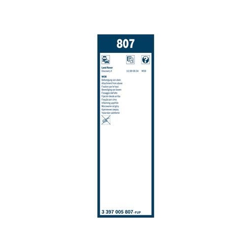 Bosch Wischblattsatz 807 3 397 005 807 Wischerblatt