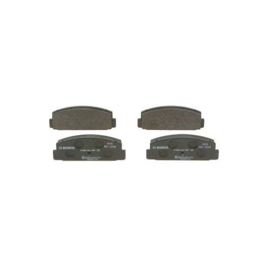 Bremsbelagsatz, Scheibenbremse BOSCH 0 986 424 295 f&uuml;r MAZDA, Hinterachse