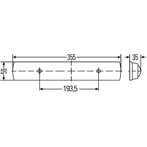 Innenraumleuchte HELLA 2JA 007 373-151 f&uuml;r HYMER VISEON