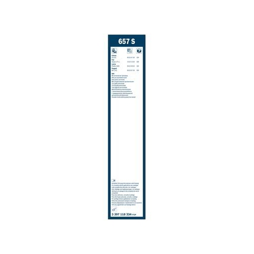Bosch Wischblattsatz 657S 3 397 118 334 Wischerblatt