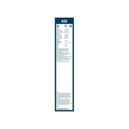 Bosch Wischblattsatz 655 3 397 010 302 Wischerblatt