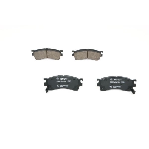 Bremsbelagsatz, Scheibenbremse BOSCH 0 986 424 694 f&uuml;r FORD MAZDA, Vorderachse