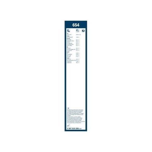 Bosch Wischblattsatz 654 3 397 010 299 Wischerblatt
