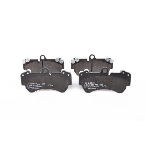 Bremsbelagsatz, Scheibenbremse BOSCH 0 986 424 740 f&uuml;r PORSCHE VW, Vorderachse