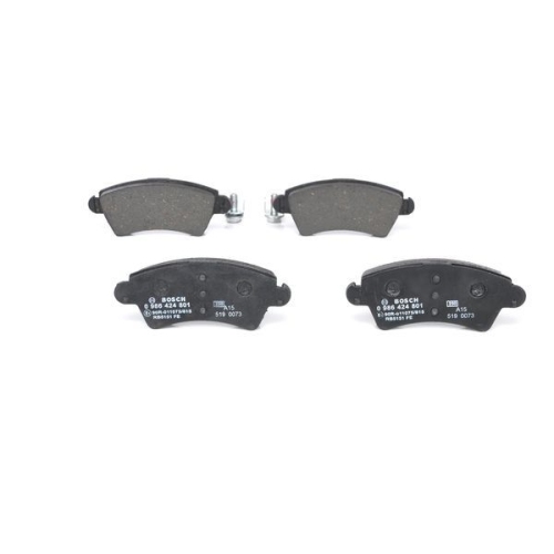 Bremsbelagsatz, Scheibenbremse BOSCH 0 986 424 801 f&uuml;r CITRO&Euml;N PEUGEOT