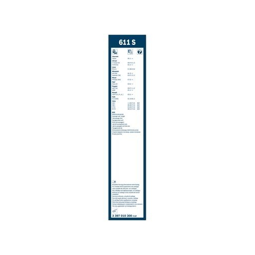 Bosch Wischblattsatz 611S 3 397 010 300 Wischerblatt