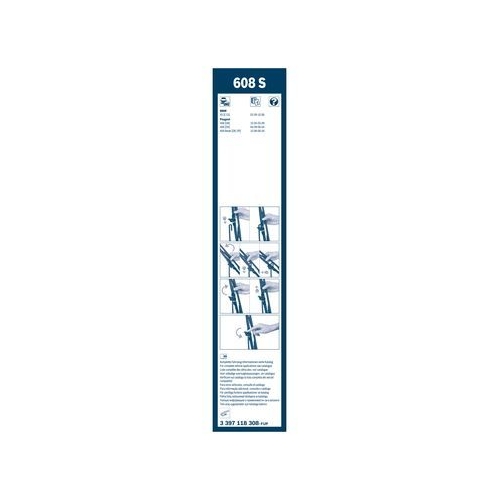 Bosch Wischblattsatz 608S 3 397 118 308 Wischerblatt