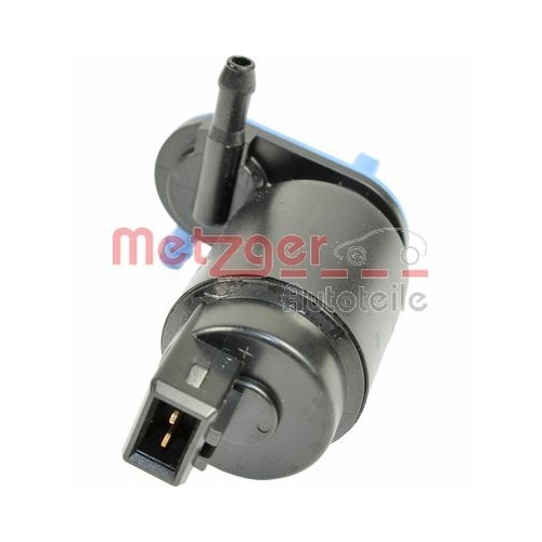 Waschwasserpumpe, Scheibenreinigung METZGER 2220051 f&uuml;r NISSAN, vorne und hinten