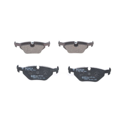 Bremsbelagsatz, Scheibenbremse BOSCH 0 986 460 964 f&uuml;r BMW, Hinterachse