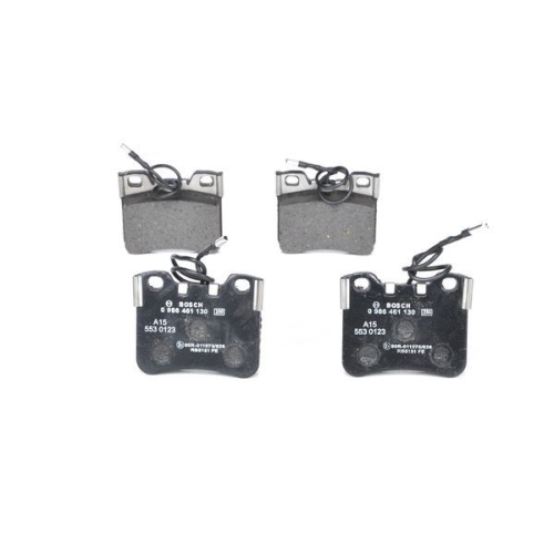Bremsbelagsatz, Scheibenbremse BOSCH 0 986 461 130 f&uuml;r CITRO&Euml;N PEUGEOT