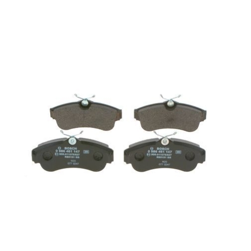Bremsbelagsatz, Scheibenbremse BOSCH 0 986 461 147 f&uuml;r NISSAN, Vorderachse