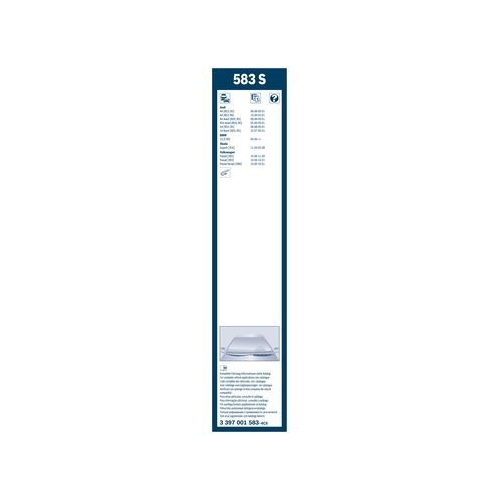 Bosch Wischblattsatz 583S 3 397 001 583 Wischerblatt