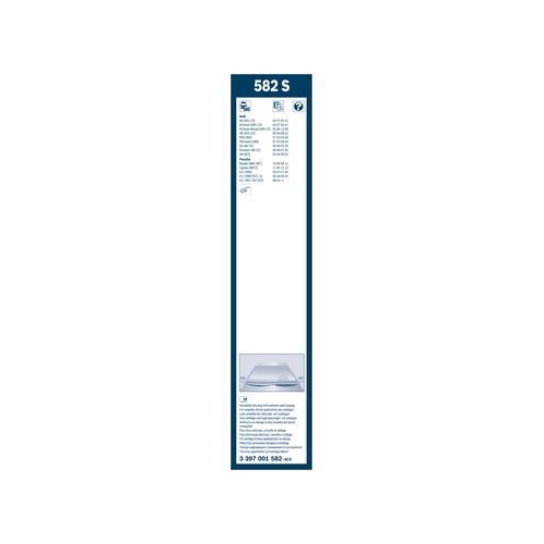 Bosch Wischblattsatz 582S 3 397 001 582 Wischerblatt