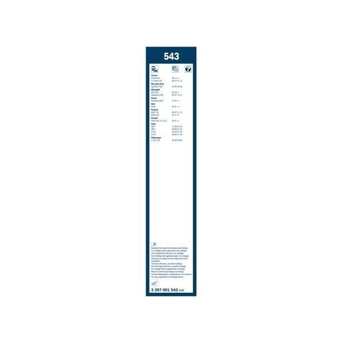 Bosch Wischblattsatz 543 3 397 001 543 Wischerblatt