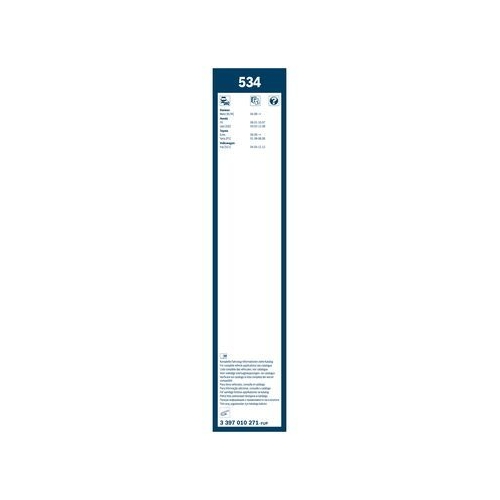 Bosch Wischblattsatz 534 3 397 010 271 Wischerblatt