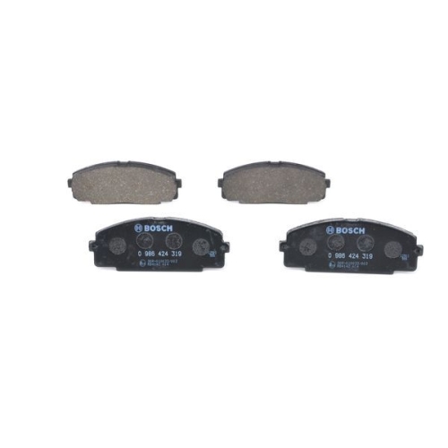 Bremsbelagsatz, Scheibenbremse BOSCH 0 986 424 319 f&uuml;r TOYOTA LEXUS, Vorderachse