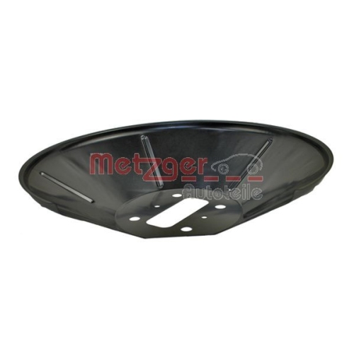 Spritzblech, Bremsscheibe METZGER 6115147 f&uuml;r FORD, Hinterachse links
