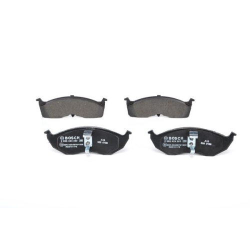 Bremsbelagsatz, Scheibenbremse BOSCH 0 986 424 363 f&uuml;r CHRYSLER DODGE PLYMOUTH