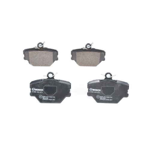 Bremsbelagsatz, Scheibenbremse BOSCH 0 986 424 471 f&uuml;r MERCEDES-BENZ SMART