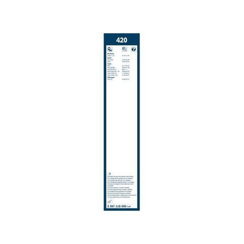 Bosch Wischblattsatz 420 3 397 118 500 Wischerblatt