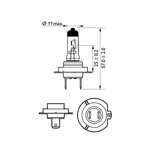Gl&uuml;hlampe PHILIPS 12972LLECOB1 LongLife EcoVision f&uuml;r AEBI ALFA ROMEO AUDI BMW